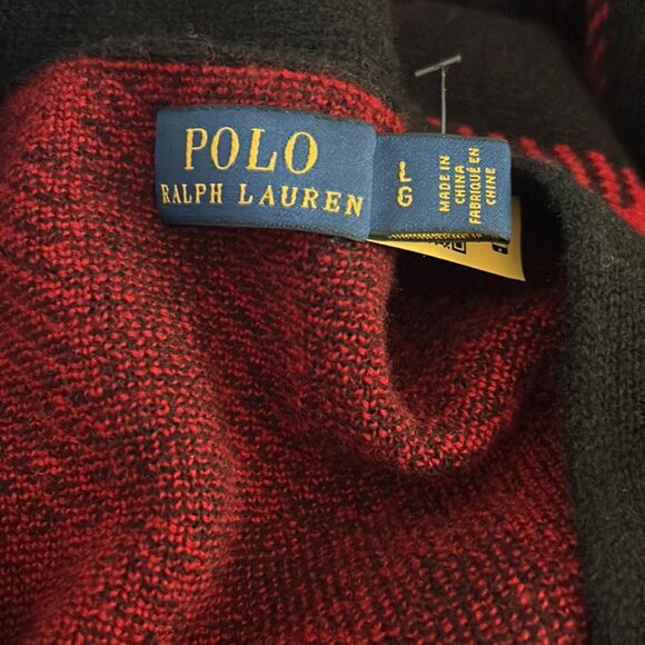 Polo Ralph Lauren - Merino Wool Rib Puff Shoulder Sweater -Size L - Picture 5 of 7